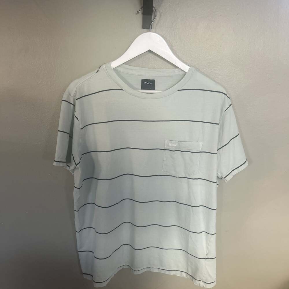 RVCA Green Tea Ptc Stripe Tee for Men